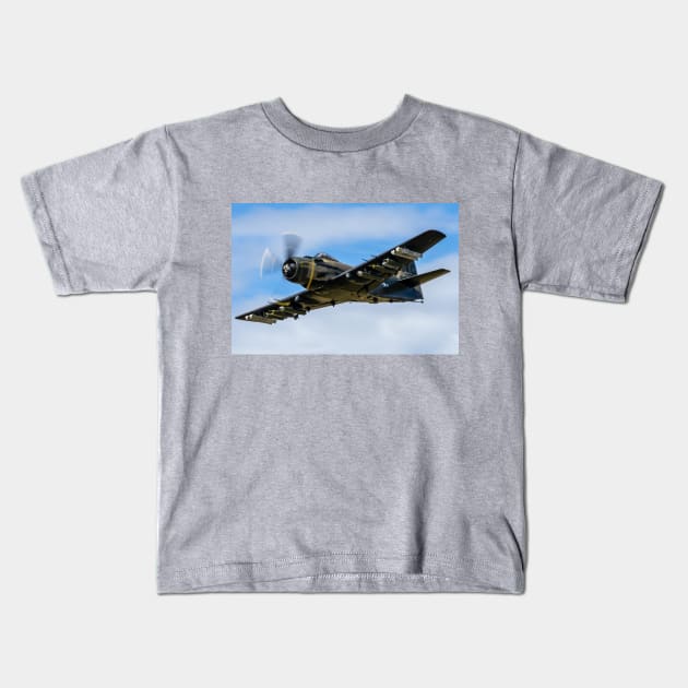 A-1 Skyraider "The Proud American" Kids T-Shirt by acefox1